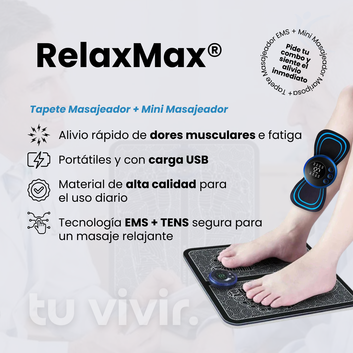 Combo RelaxMax® La dupla perfecta para tu bienestar total
