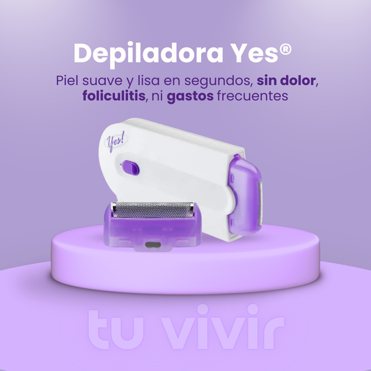 Depiladora Yes® Tecnología delicada para una piel perfecta